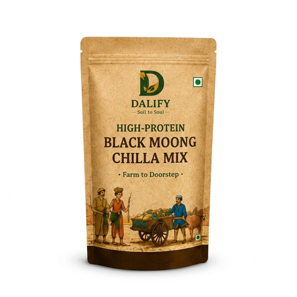 High Protein Black Moong Chilla Mix