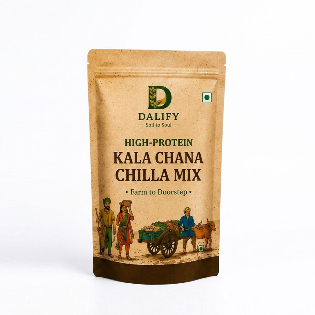 High Protein Kala Chana Chilla Mix