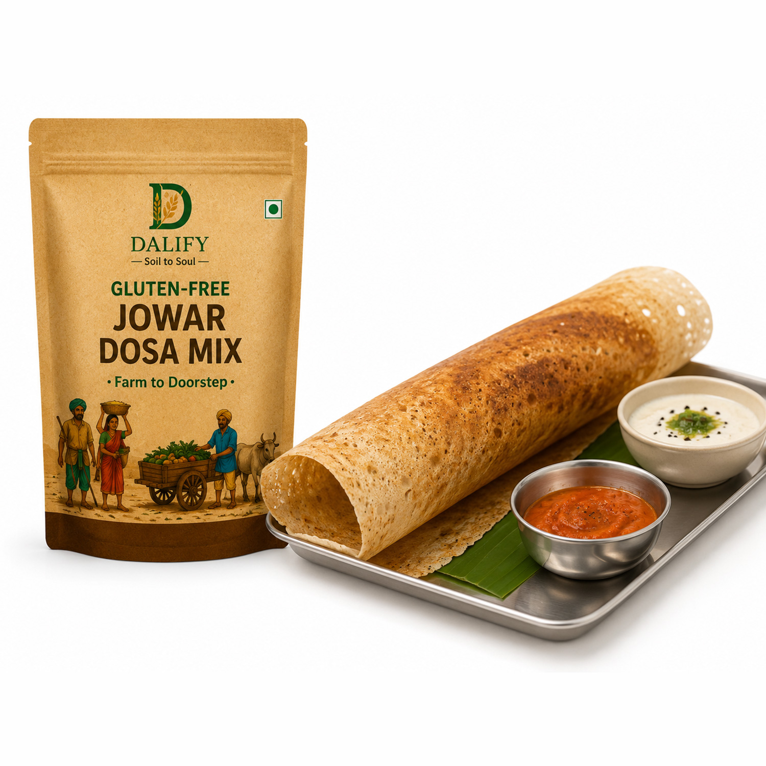 Gluten Free High Protein Jowar Dosa Mix