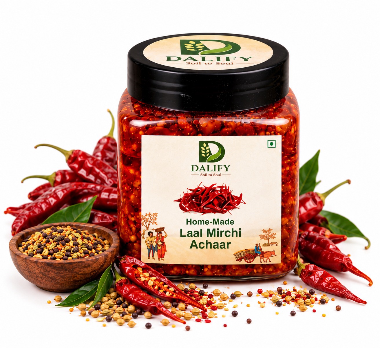 Laal Mirchi Aachar (Red Chilli Pickle)