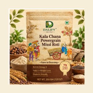 Kala Chana Powergrain Missi Roti