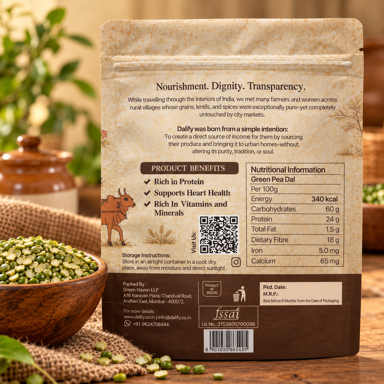 Green Pea Dal